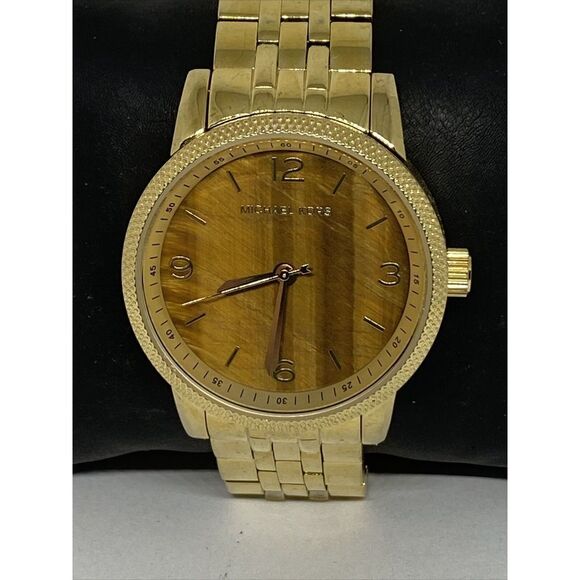 Michael Kors MK5099 Women's Gold Stainless Steel Analog Dial Quartz Watch WO500 - Picture 2 of 12